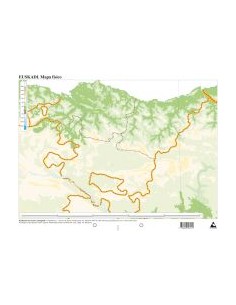 Paq 50 mapas euskadi fisico mudos