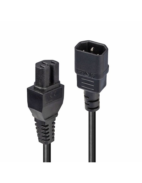 30314 cable de transmisión Negro 2 m C14 acoplador C15 acoplador