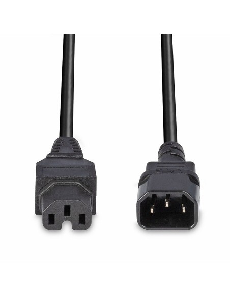 30314 cable de transmisión Negro 2 m C14 acoplador C15 acoplador