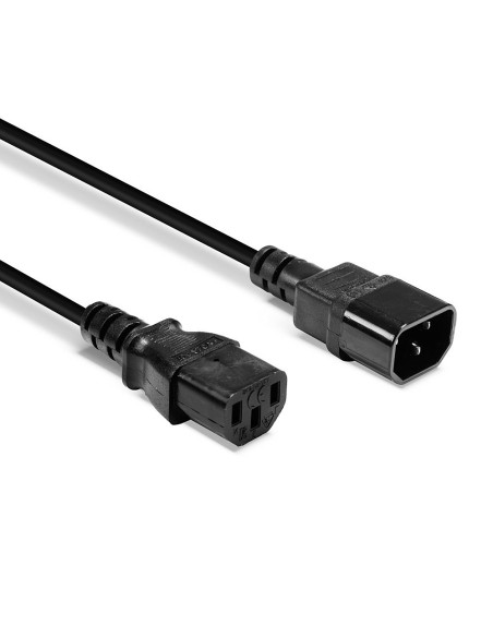 30321 cable de transmisión Negro 1 m C14 acoplador C13 acoplador