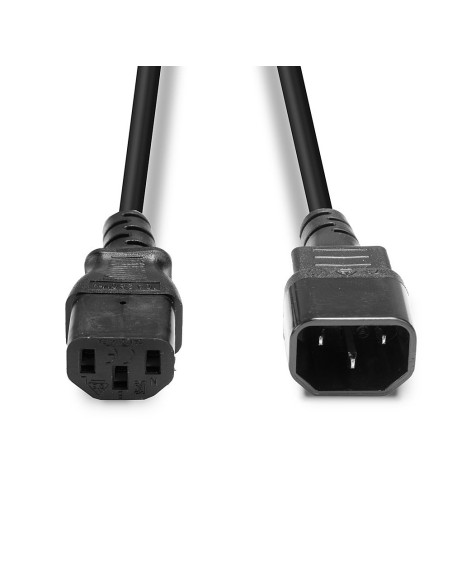 30321 cable de transmisión Negro 1 m C14 acoplador C13 acoplador
