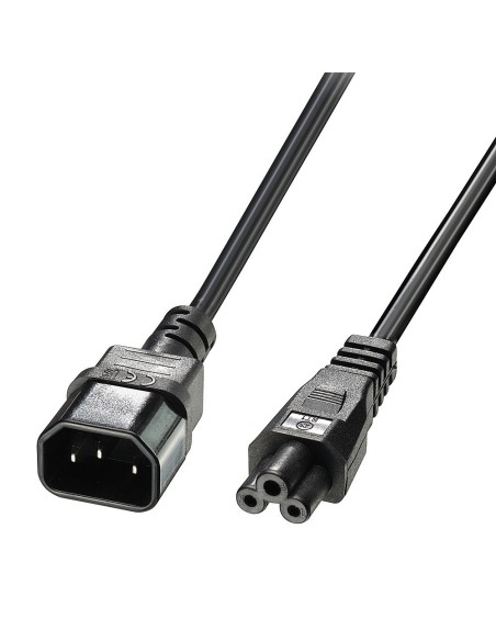 30342 cable de transmisión Negro 3 m C14 acoplador C5 acoplador