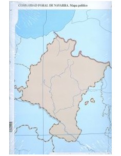 Paq 50 mapas navarra politico mudos