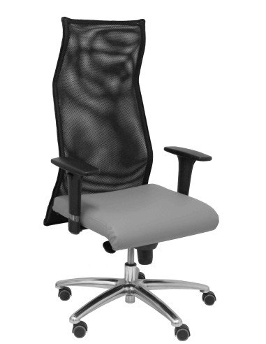 Sillon Sahuco similpiel gris