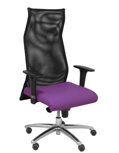 Sillon Sahuco similpiel morado