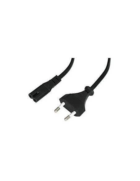 30421 cable de transmisión Negro 2 m CEE7/16 C7 acoplador