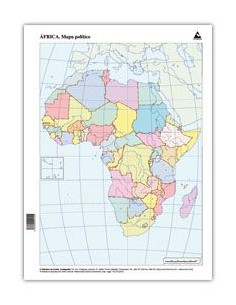 Paq 50 mapas africa politico mudos