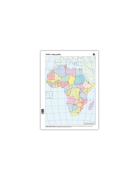 Paq 50 mapas africa politico mudos