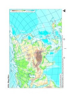 Paq 50 mapas asia fisico mudos