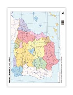Paq 50 mapas espana politico mudos