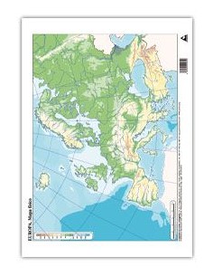 Paq 50 mapas europa fisico mudos