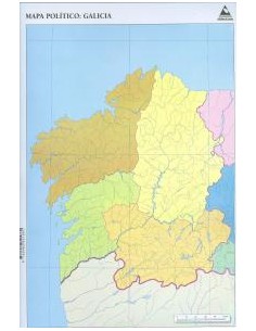 Paq 50 mapas galicia politico mudos