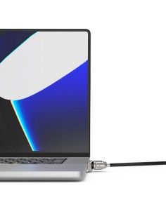 MBPR16LDG02KL cable antirrobo Negro, Plata