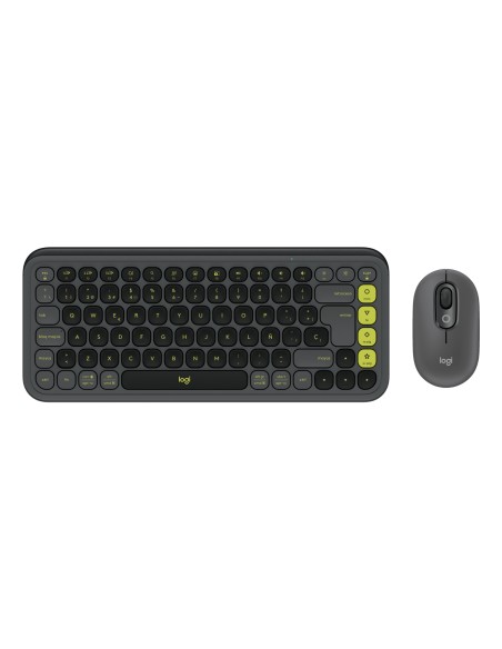 920-013118 teclado Ratón incluido Universal Bluetooth QWERTY Español Grafito, Verde 920-013118 teclado Ratón incluido Universal Bluetooth QWERTY Español Grafito, Verde