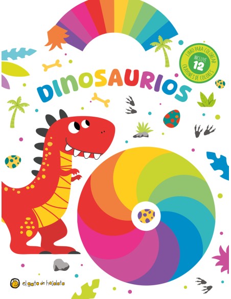 Dinosaurios Molino Colorido 