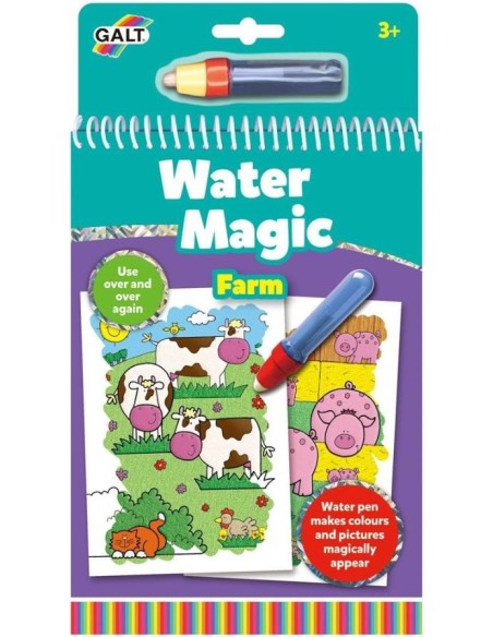 LIBRETA PARA COLOREAR WATER MAGIC GRANJA