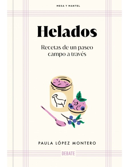 Helados Mesa y mantel