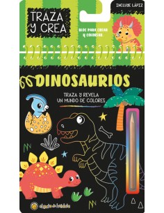 Dinosaurios Traza y crea 