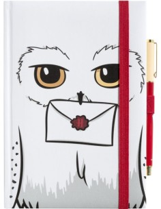 CUADERNO PREMIUM A5 CON BOLIGRAFO HARRY POTTER HEDWIG