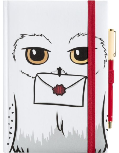 CUADERNO PREMIUM A5 CON BOLIGRAFO HARRY POTTER HEDWIG