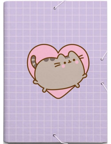 CARPETA GOMAS Y SOLAPAS PUSHEEN MOMENTS