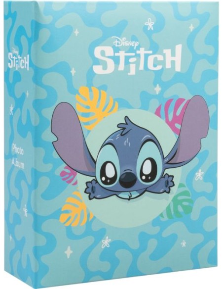 ALBUM DE FOTOS 100 BOLSILLOS 10X15CM DISNEY STITCH