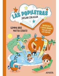 Las popiletras juegan con el agua