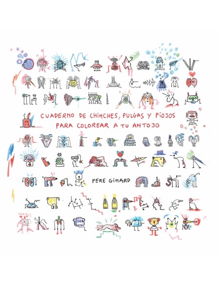 Cuaderno de chinches pulgas y piojos para colorear a tu antojo