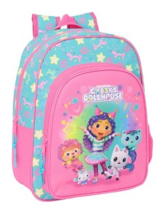 MOCHILA INFANTIL ADAPTCARRO GABBY S DOLLHOUSE CONFETTI 26x34x11cm