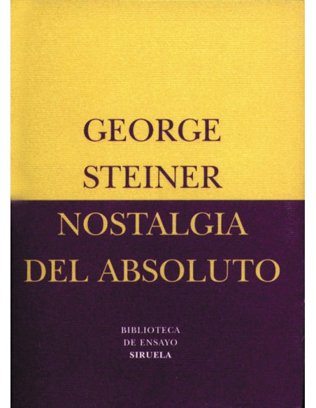 Nostalgia del absoluto