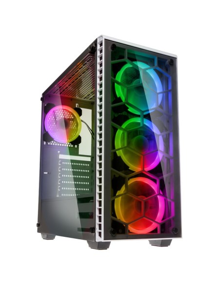 OBSERVATORY WHITE Midi Tower Negro, Blanco