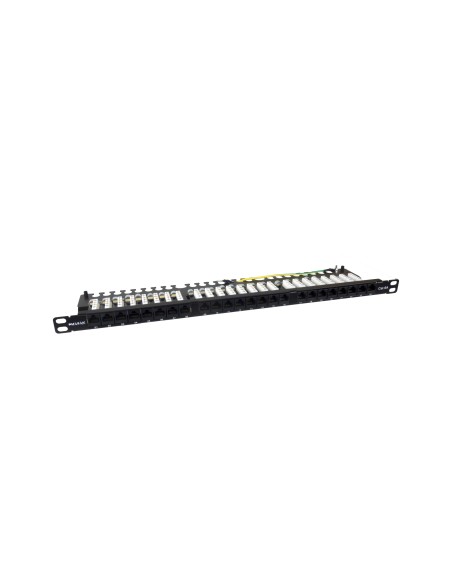 Patch panel 19" 24P Slim Cat.6A UTP RJ45 DUAL 0.5U - PU 4811