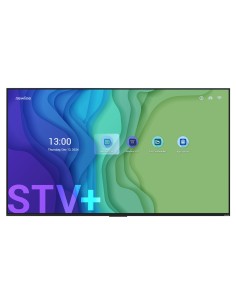 STV-9824PLUS pantalla de señalización 2,49 m (98") LED 400 cd / m² 4K Ultra HD Negro Pantalla táctil Procesador incorporado