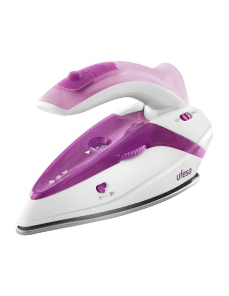 PV0500 Plancha vapor-seco Suela de acero inoxidable 1100 W Púrpura, Blanco