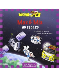 Max e Mia no espazo
