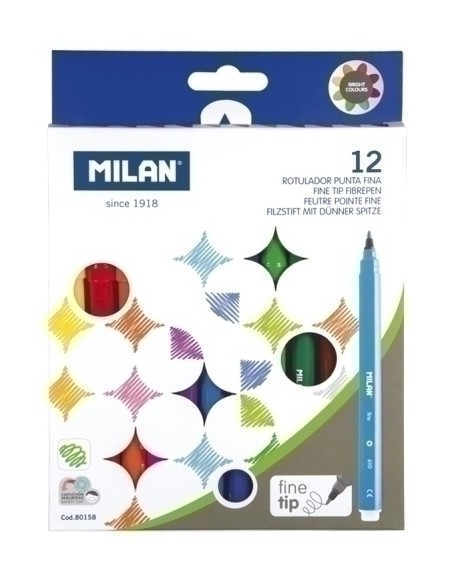 ROTULADOR  MILAN 610 ESTUCHE DE 12 - Pack de 12 unidades