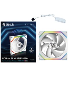 UNI FAN SL Wireless 120 Carcasa del ordenador Ventilador 12 cm Blanco 1 pieza(s)
