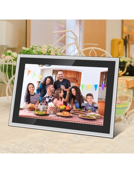 21253 marco fotográfico digital Negro, Plata 25,6 cm (10.1") Pantalla táctil Wifi