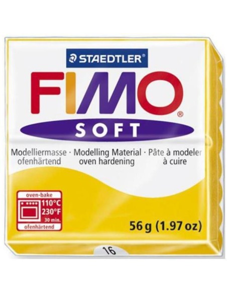 FIMO soft Pasta de modelar 56 g Amarillo 1 pieza(s)