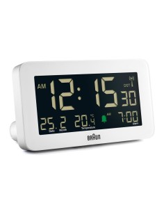 BC10 Reloj despertador digital Blanco