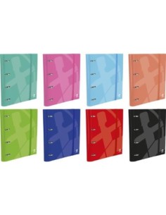 C 9 carpebook centauro a4 4anillas 35mm con recambio cuadricula 4x4