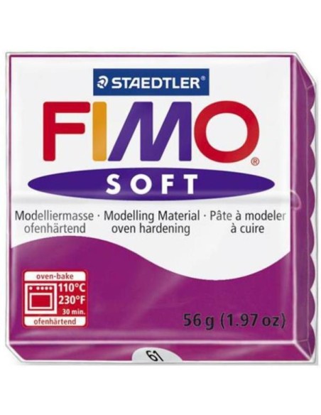 FIMO soft Pasta de modelar 56 g Púrpura 1 pieza(s)