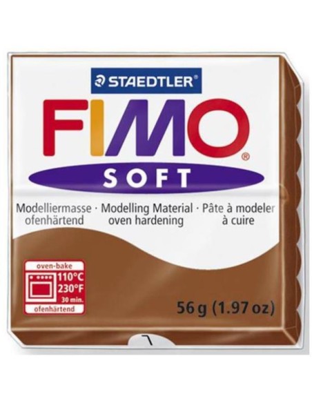 FIMO soft Pasta de modelar 56 g Marrón 1 pieza(s)