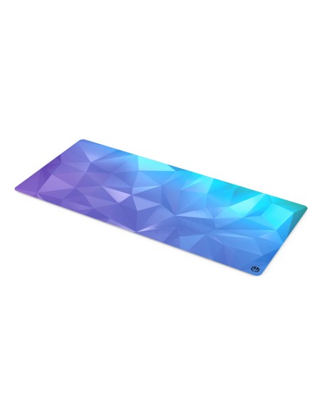 Crystal Blue XL Alfombrilla de ratón para juegos Negro, Azul Crystal Blue XL Alfombrilla de ratón para juegos Negro, Azul