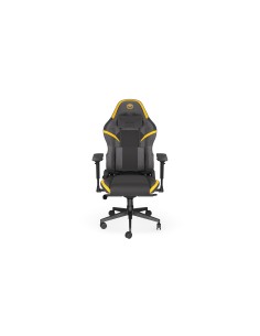 Scrim YL Butaca para jugar Asiento de malla Negro, Amarillo