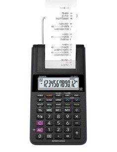 HR-8RCE-BK calculadora Escritorio Calculadora de impresión Negro