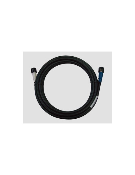 IBCACCY-ZZ0106F cable coaxial LMR400 15 m SMA Negro