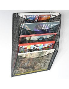 KF04726 estante para revistas Negro