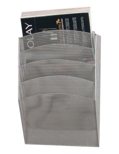 KF04727 estante para revistas Plata