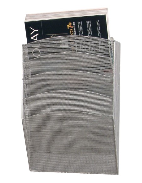 KF04727 estante para revistas Plata